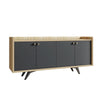 Asir Credenza con 4 ante Piran Quercia