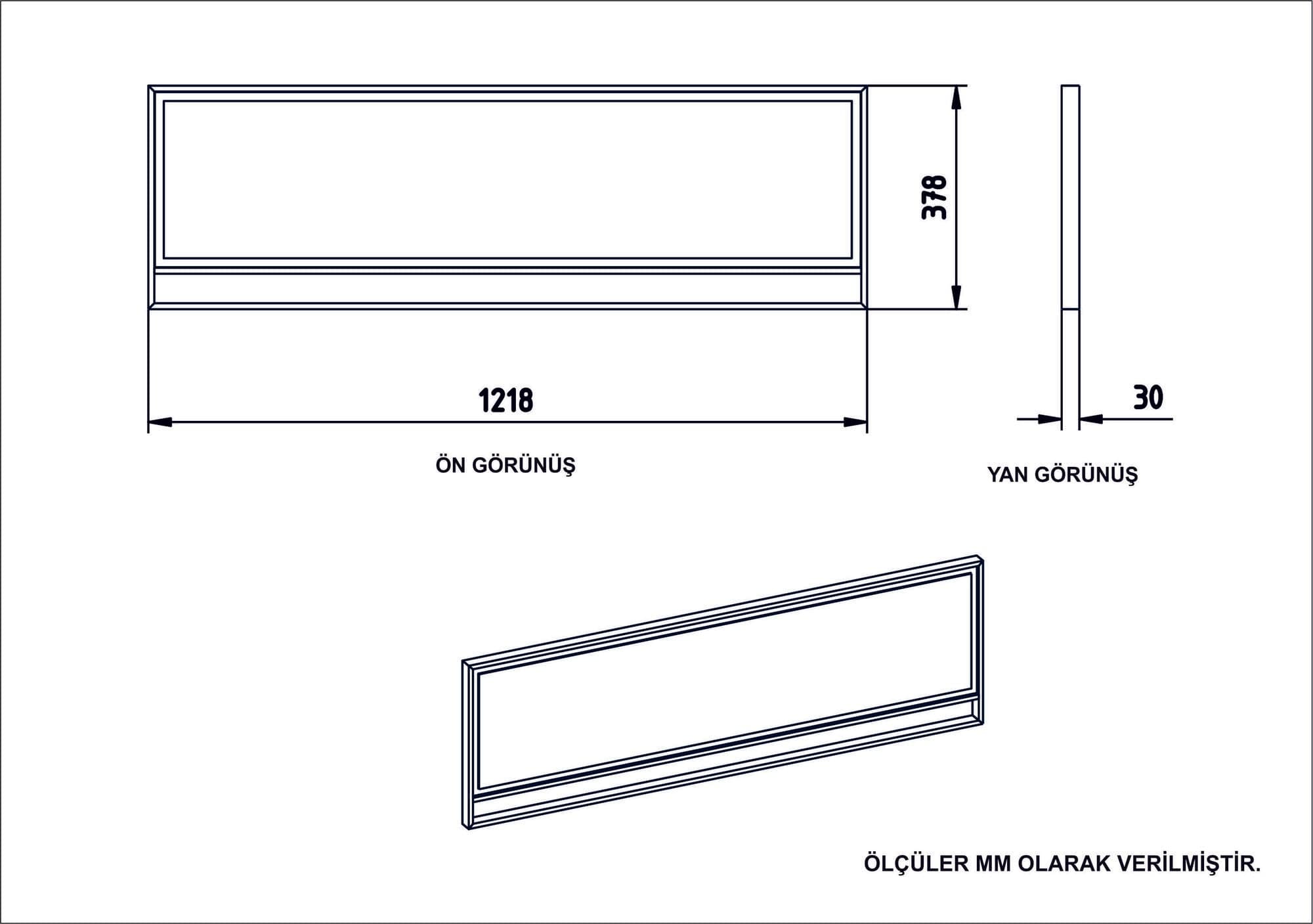 Asir Credenza con 4 ante Polka Aynalı Bianco