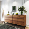 Credenza con 4 ante Porta L2002 Noce (2)