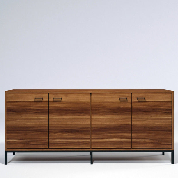 Credenza con 4 ante Porta L2002 Noce (4)