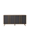 Asir Credenza con 4 ante Rilla Antracite