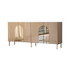 Asir Credenza con 4 ante Rome Ottone