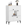 Asir Credenza con 4 ante Sidelya Bianco