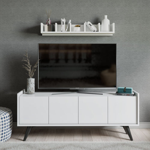 Asir Credenza con 4 ante Siena Bianco