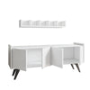 Asir Credenza con 4 ante Siena Bianco