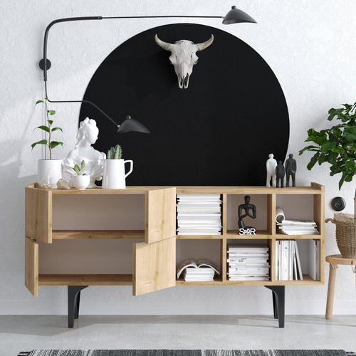 Asir Credenza con 4 ante Sirius Quercia