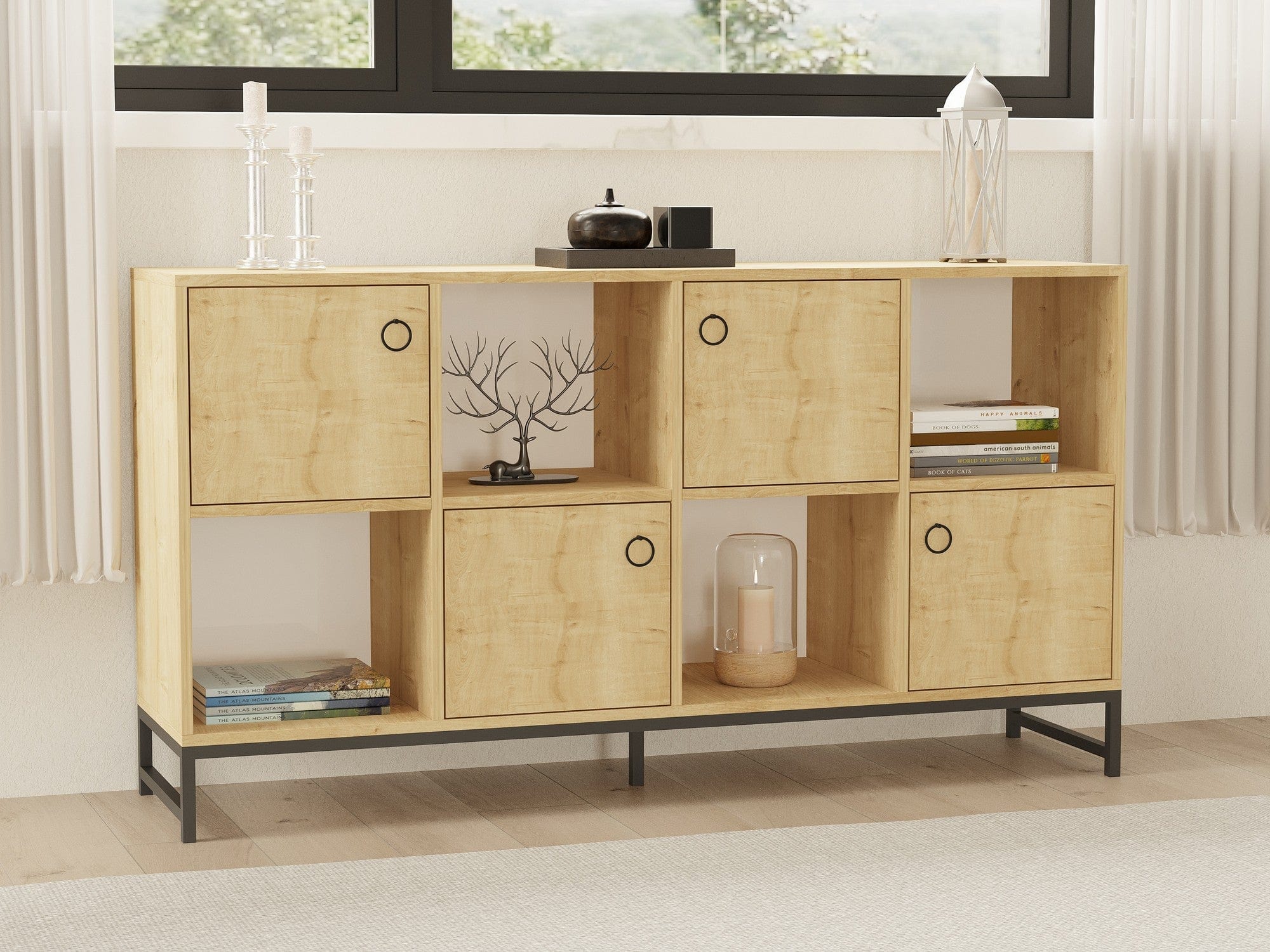 Asir Credenza con 4 ante Umay Quercia