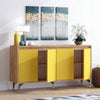 Asir Credenza con 4 ante Utah Giallo