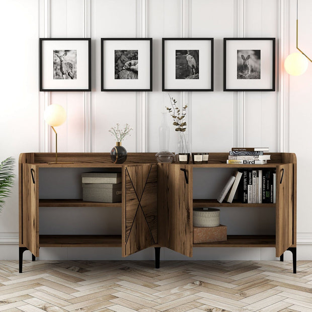 Asir Credenza con 4 ante Venedik Noce