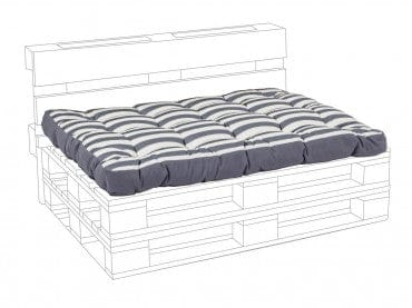 Bizzotto Cuscino da panchina Anthracite Antracite