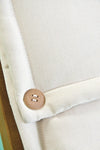 Bizzotto Cuscino seduta in tessuto sfoderabile Polyspun Beige