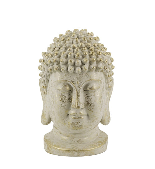 Moycor Decorazione Buddha Head Oro
