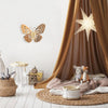 Asir Decorazione da parete Farfalla 2 Oro