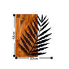 Asir Decorazione da parete Leaf 3 Noce