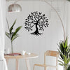 Asir Decorazione da parete Tree 3 Nero