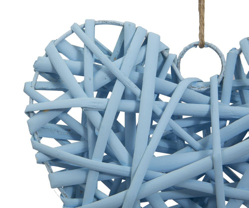 Mauro Ferretti Decorazione Heart Light Blue cm 15x4
