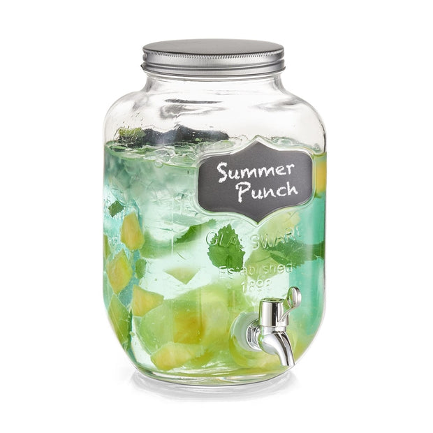 Zeller Distributore di bevande Summer Punch, 3,8 L, L15,5xL15,5xH25,5 cm