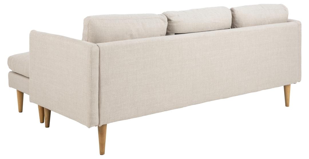 Actona Divano Angolare universale 3 posti, in tessuto Milly Beige
