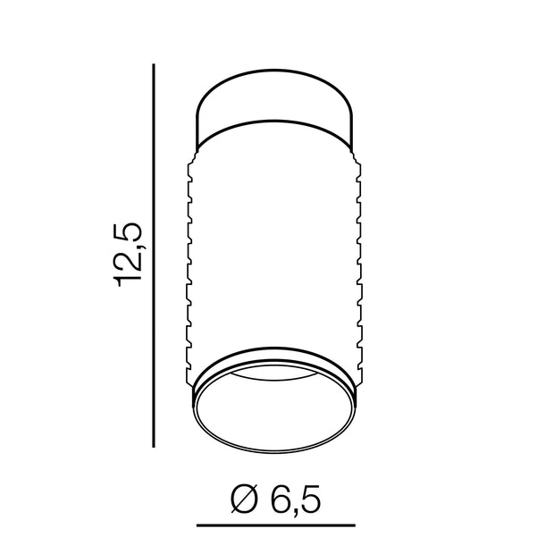 Azzarddo Faretto da soffitto Avica AZ3121 Nero