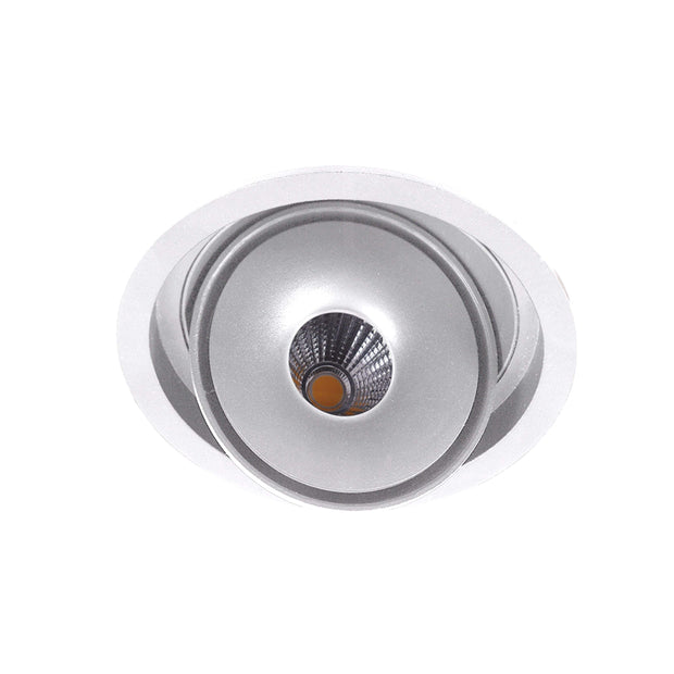 Azzarddo Faretto da soffitto Boston 1 Round AZ3471 Bianco