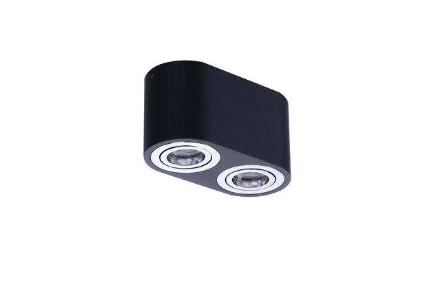 Azzarddo Faretto da soffitto Brant 2 AZ2930 Nero