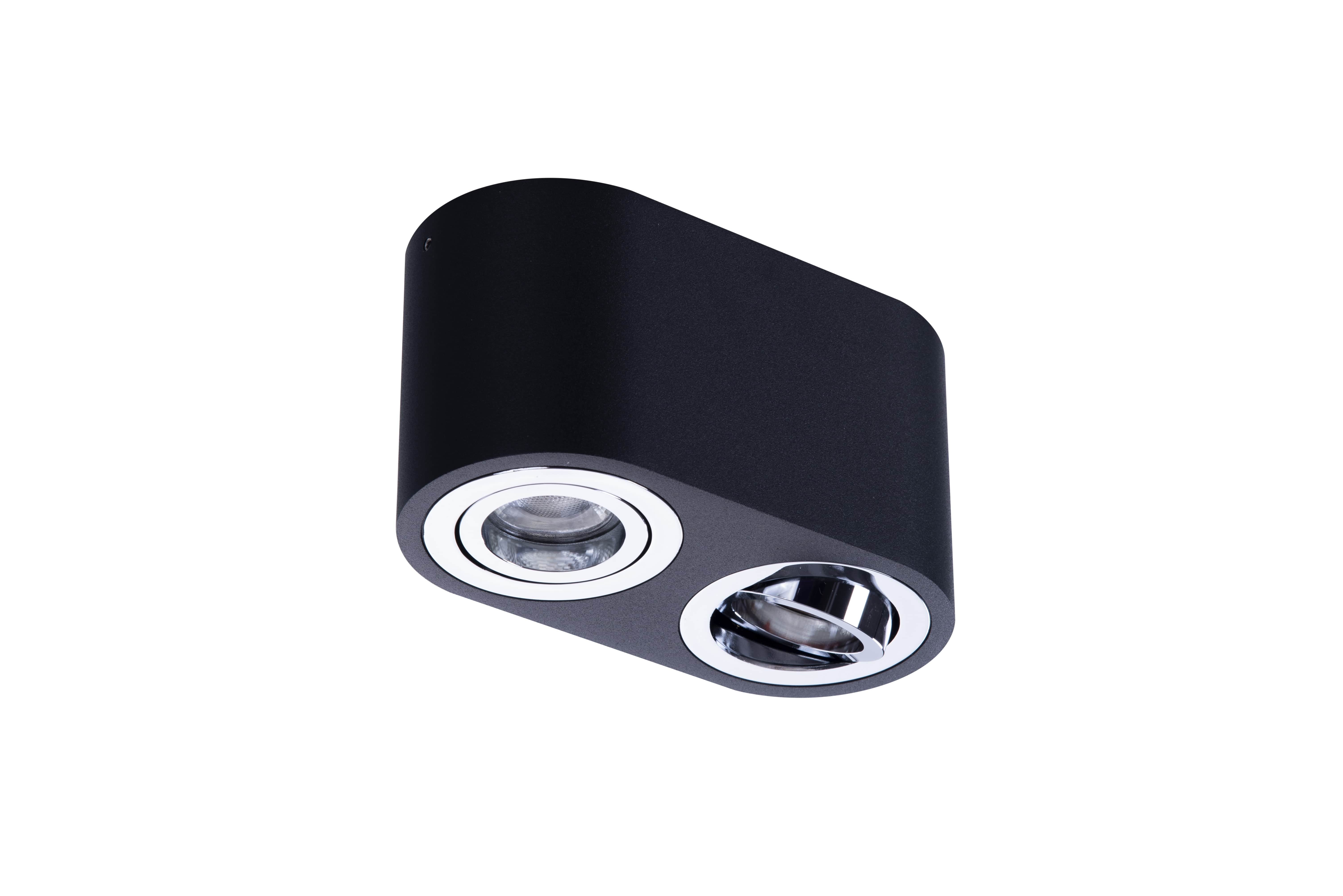 Azzarddo Faretto da soffitto Brant 2 AZ2930 Nero