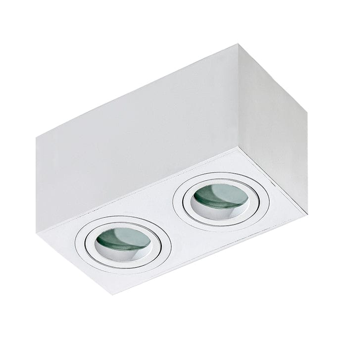 Azzarddo Faretto da soffitto Brant 2 Square AZ2823 Bianco