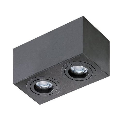 Azzarddo Faretto da soffitto Brant 2 Square AZ2827 Nero