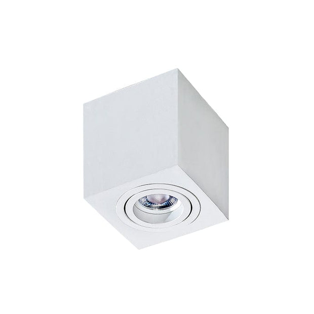 Azzarddo Faretto da soffitto Brant Square AZ2824 Bianco