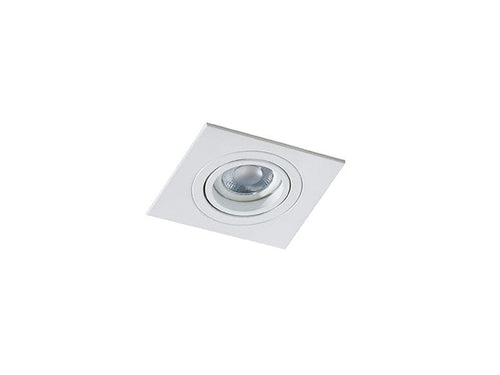 Azzarddo Faretto da soffitto Caro Square AZ2433 Bianco