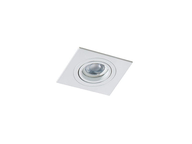 Azzarddo Faretto da soffitto Caro Square AZ2433 Bianco