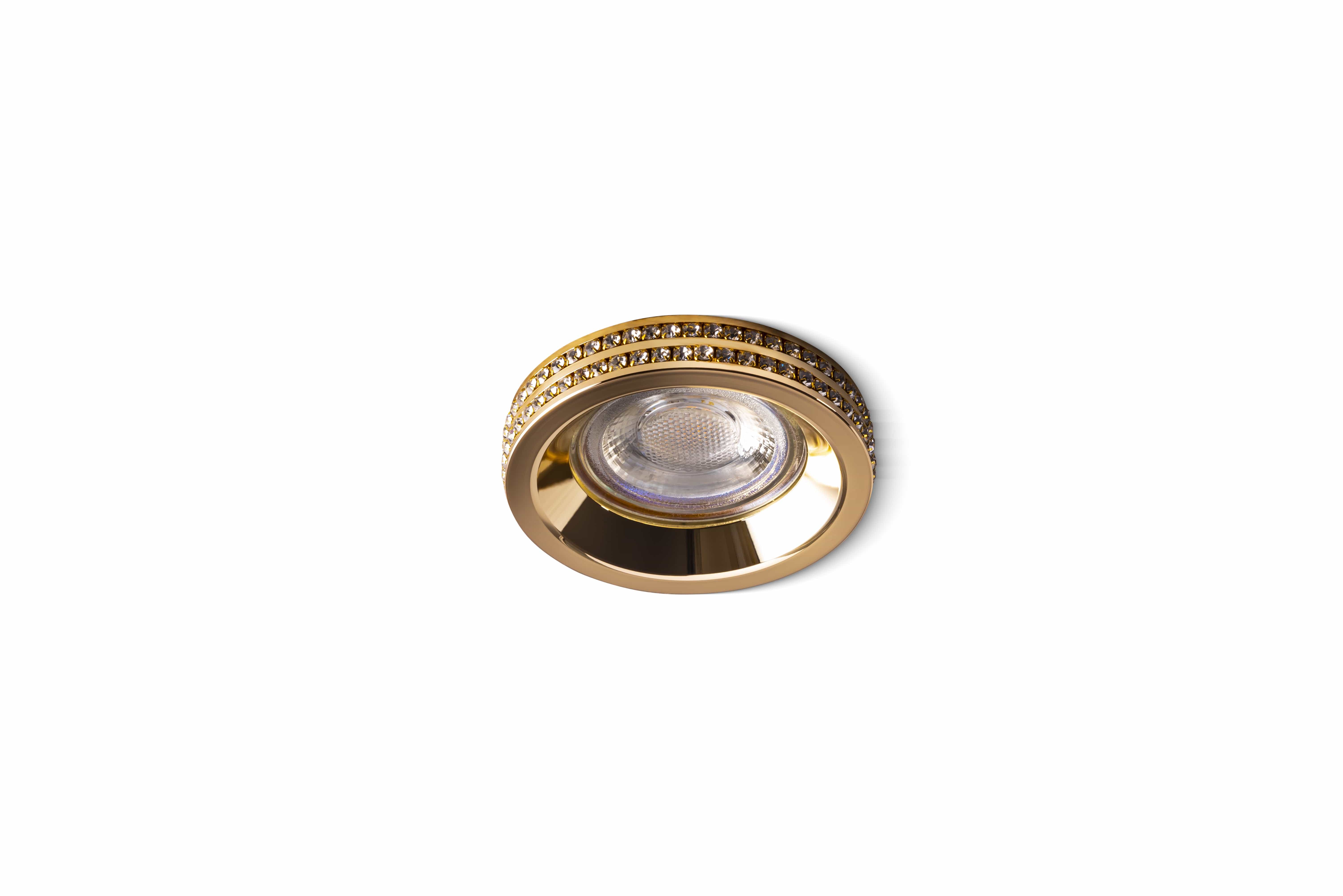 Azzarddo Faretto da soffitto Eva Round AZ1459 Oro