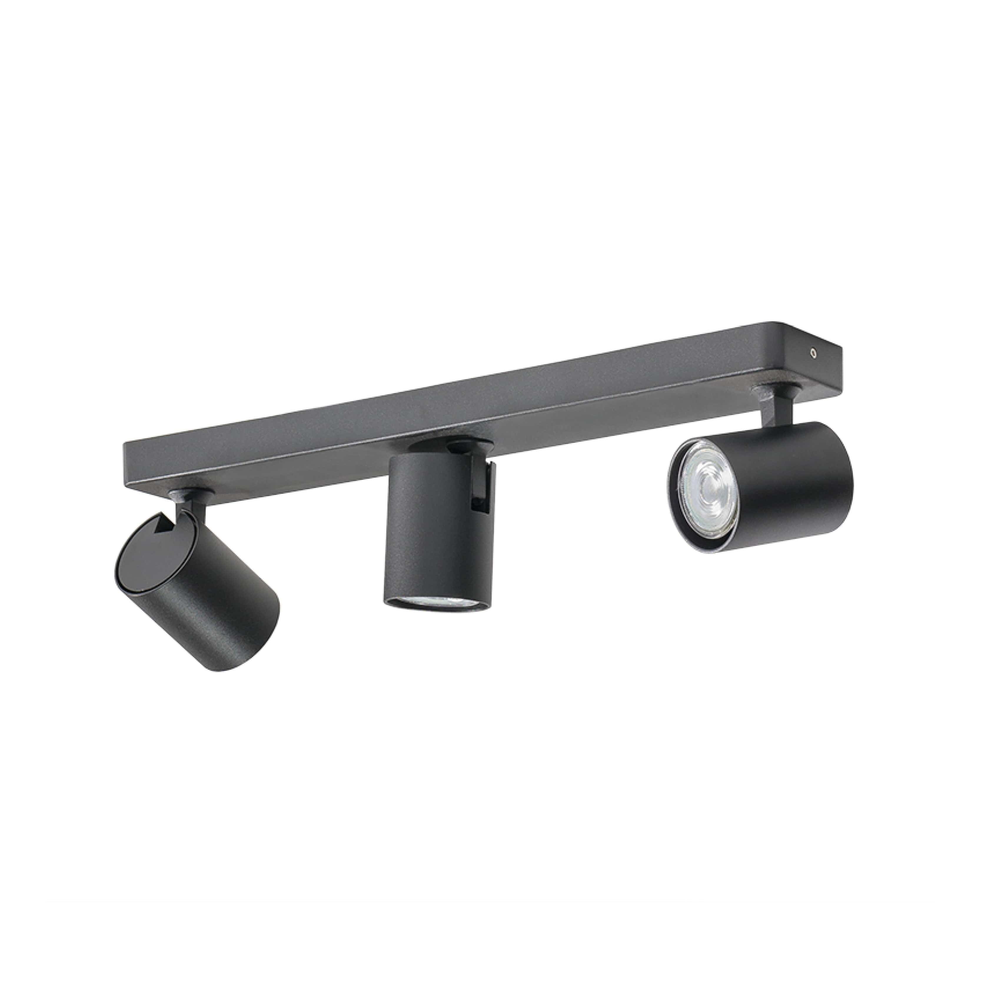 Azzarddo Faretto da soffitto Exo 3 AZ3197 Nero