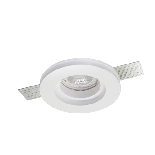 Azzarddo Faretto da soffitto Hera Gips Round AZ3464 Bianco