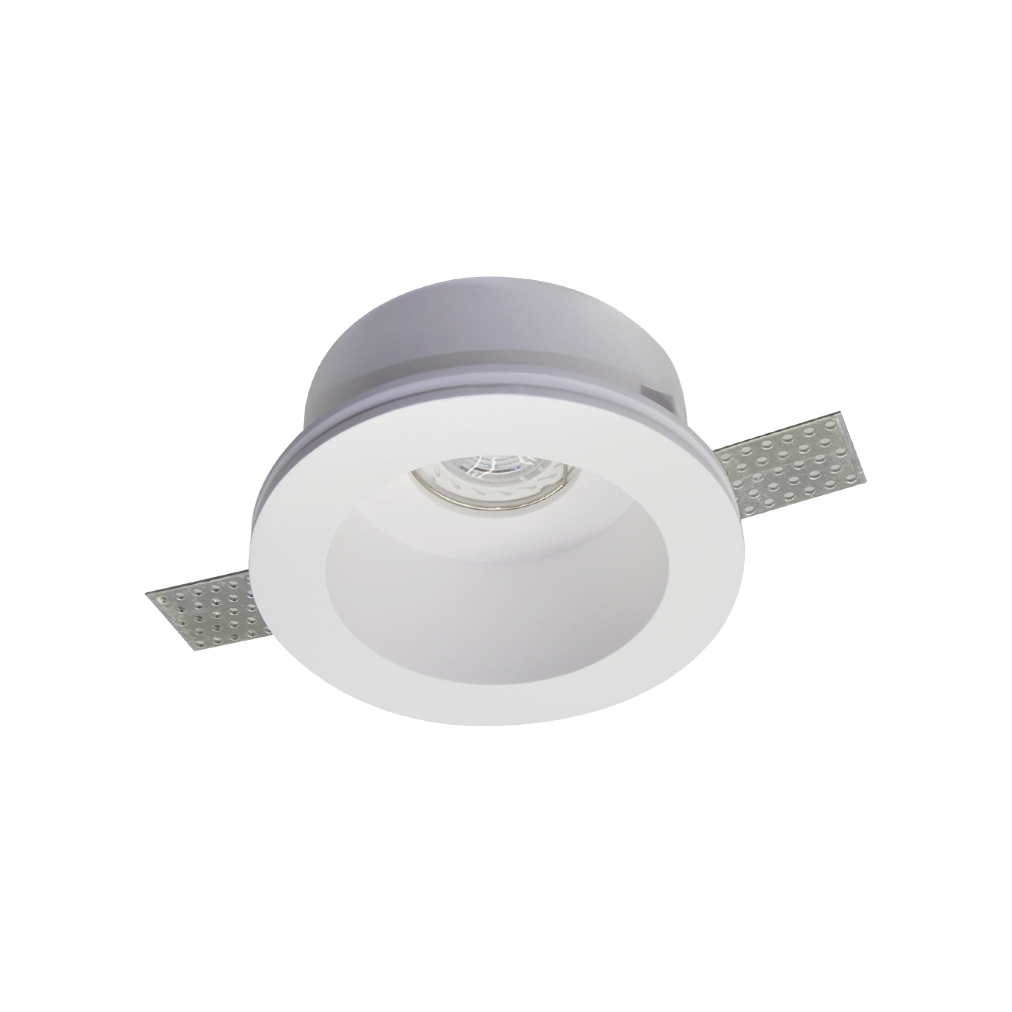 Azzarddo Faretto da soffitto Hera Gips Round AZ3465 Bianco