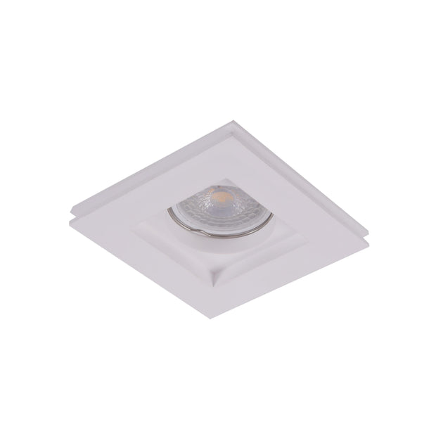 Azzarddo Faretto da soffitto Hera Gips Square AZ3466 Bianco