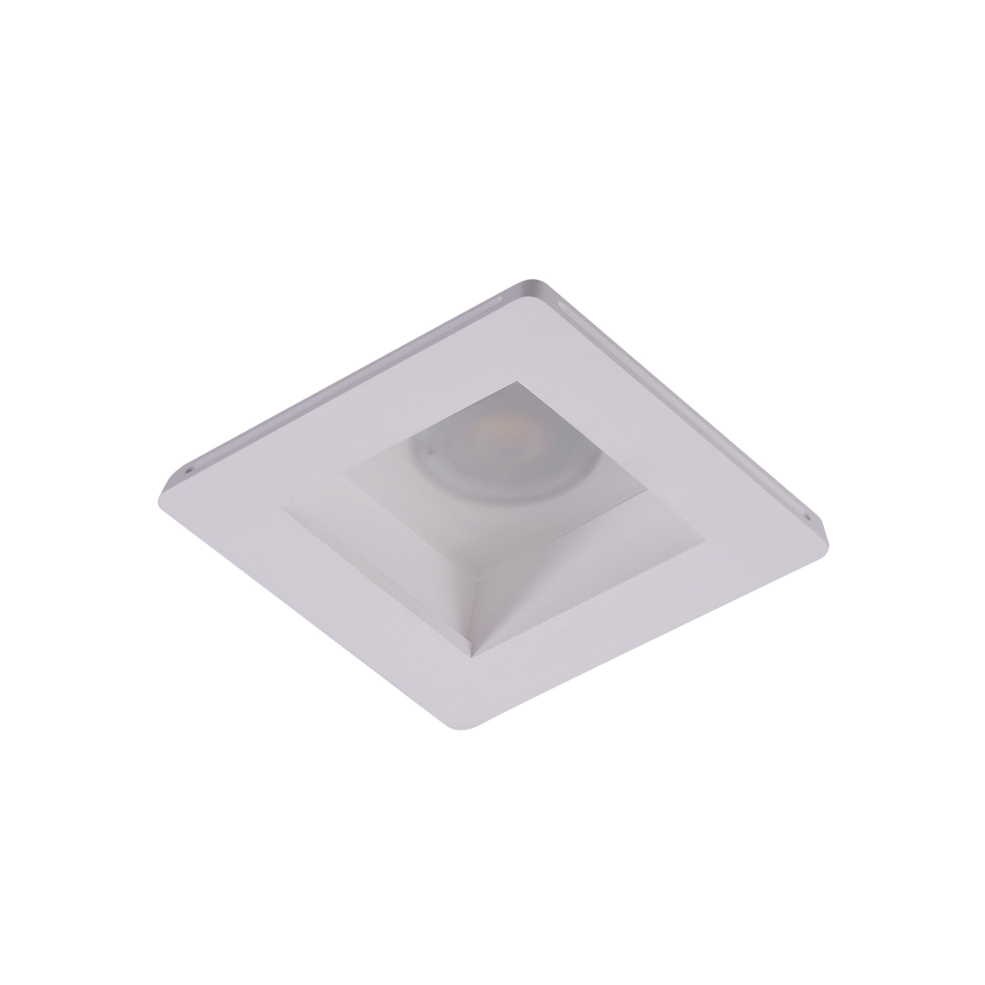 Azzarddo Faretto da soffitto Hera Gips Square AZ3467 Bianco