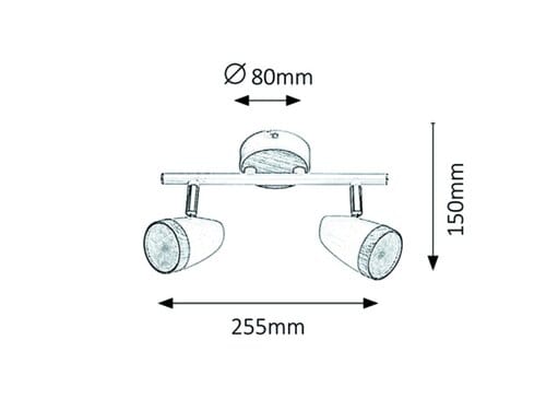 RabaLux Faretto da soffitto Karen 5565 Bianco