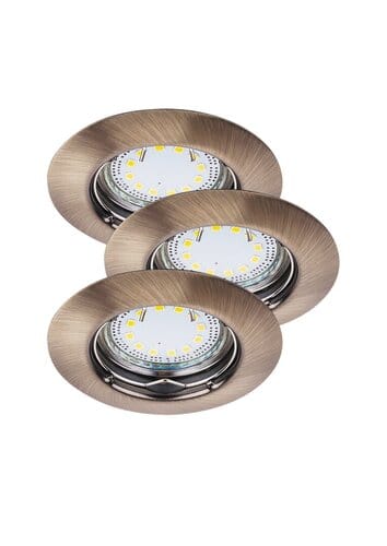 RabaLux Faretto da soffitto Lite 1048 Bronzo