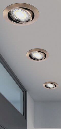 RabaLux Faretto da soffitto Lite 1051 Bronzo