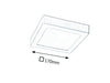 RabaLux Faretto da soffitto Lois 2663 Bianco