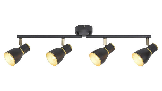 RabaLux Faretto da soffitto Mackenzie 5608 Nero