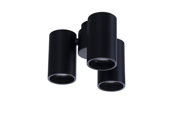 Faretto da soffitto Makalu 3 AZ4214 Nero