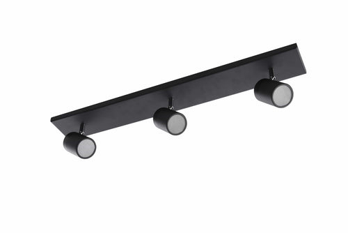 Azzarddo Faretto da soffitto Noemie 3 AZ4138 Nero