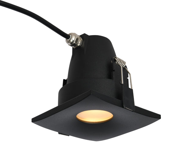 Azzarddo Faretto da soffitto Romolo S AZ5392 Nero