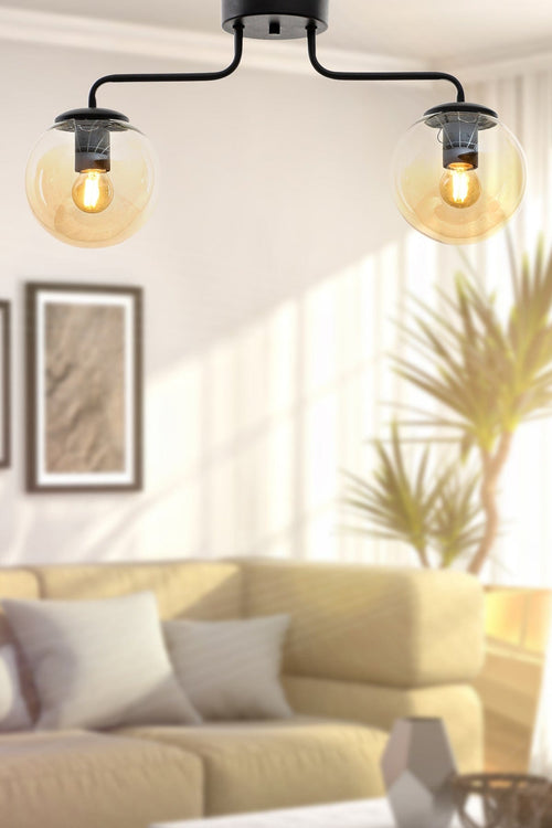 Oyo Lampada Chandelier Nero