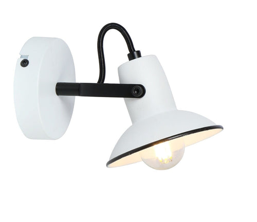 RabaLux Lampada da parete Maliet 6788 Bianco e Nero