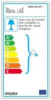 IdealLux Lampada da parete Newton AP1