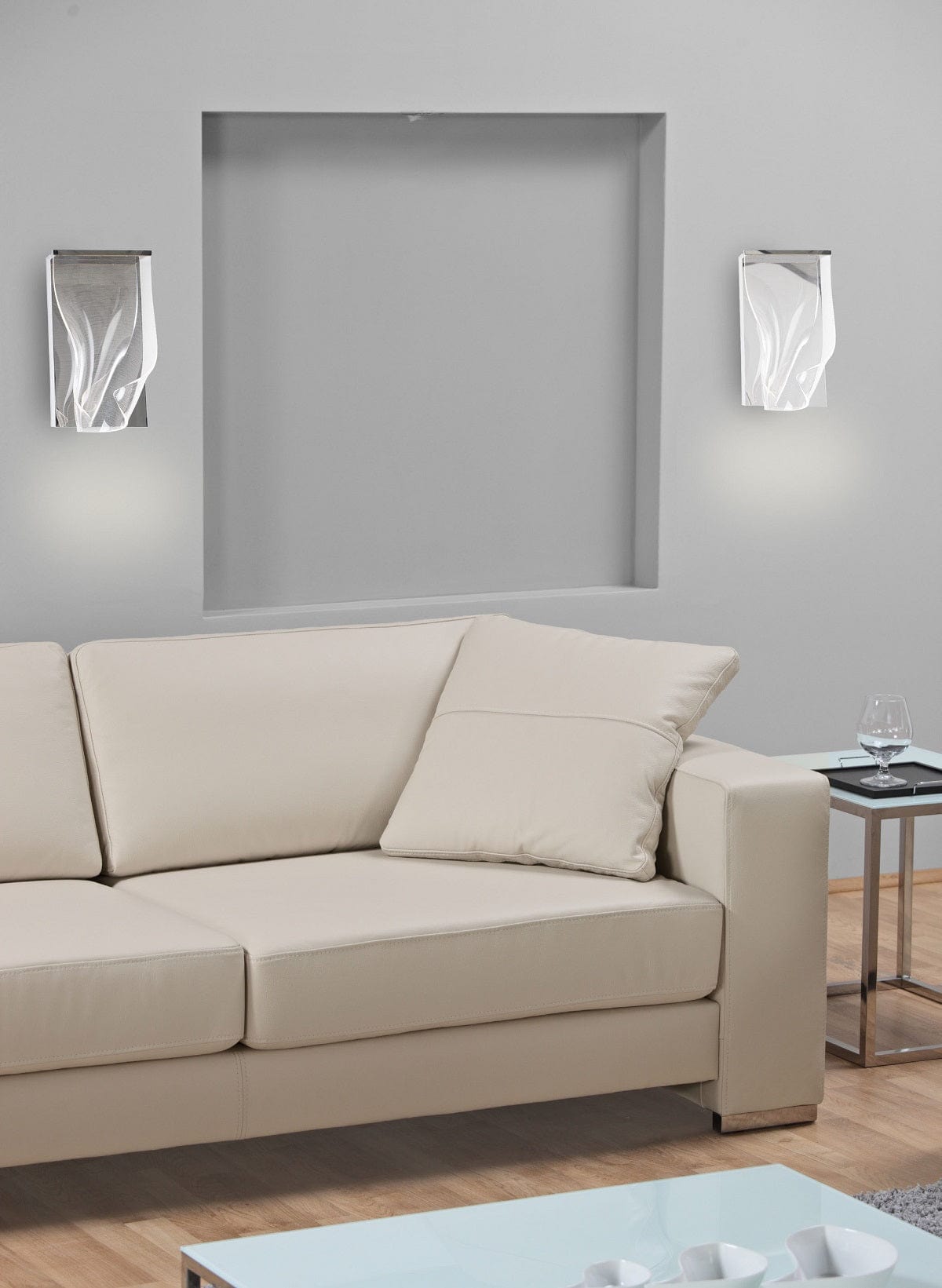 Maxlight Lampada da parete Silk W0256 Cromo