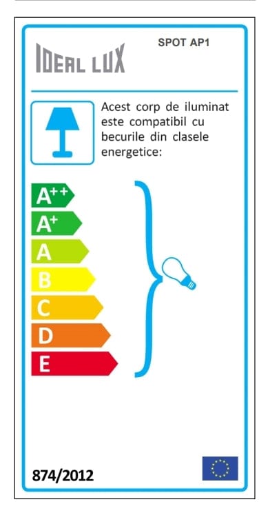 IdealLux Lampada da parete Spot AP1 Bianco